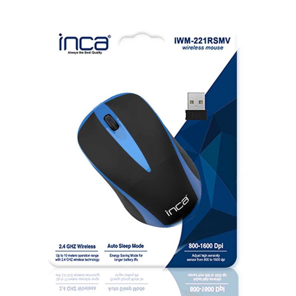 EAN 8697980457409 - Inca IWM-221RSMV ratón Oficina RF inalámbrico Óptico 1600 DPI imagen 7
