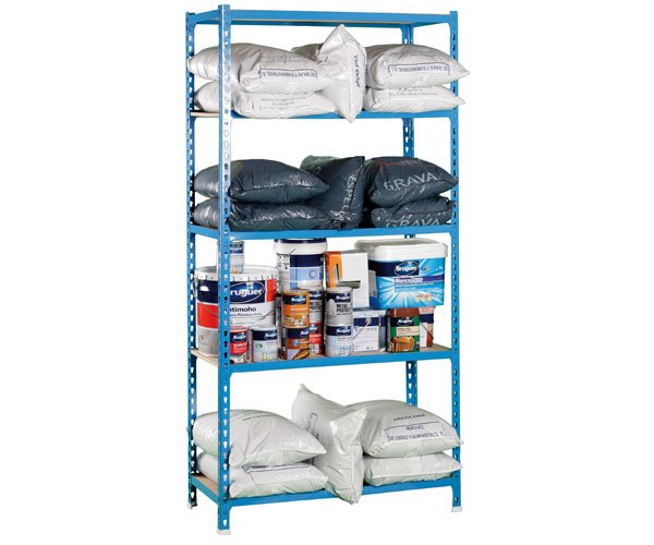 Estanteria Metalica Sin Tornillos Con Aglomerado Maderclick Plus 5/500 Simon Rack