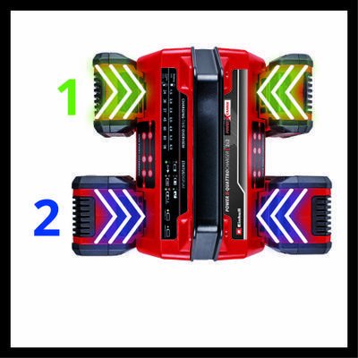 Einhell 2x2 Power X 4a