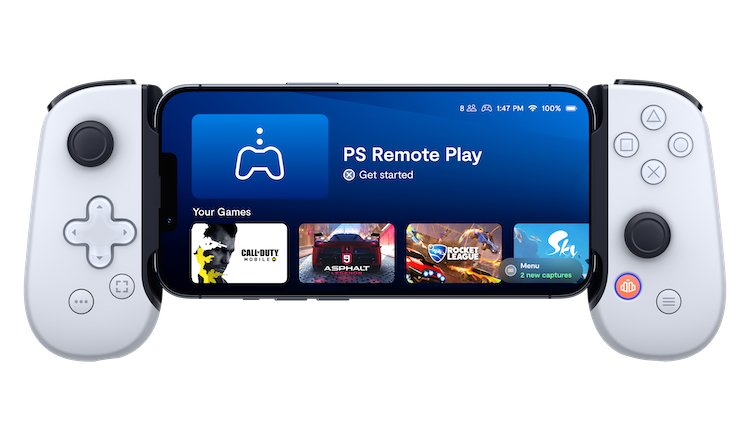 EAN 0860003568200 - Backbone One for iPhone PlayStation Edition Blanco Lightning Gamepad PC, Playstation, iOS imagen 1