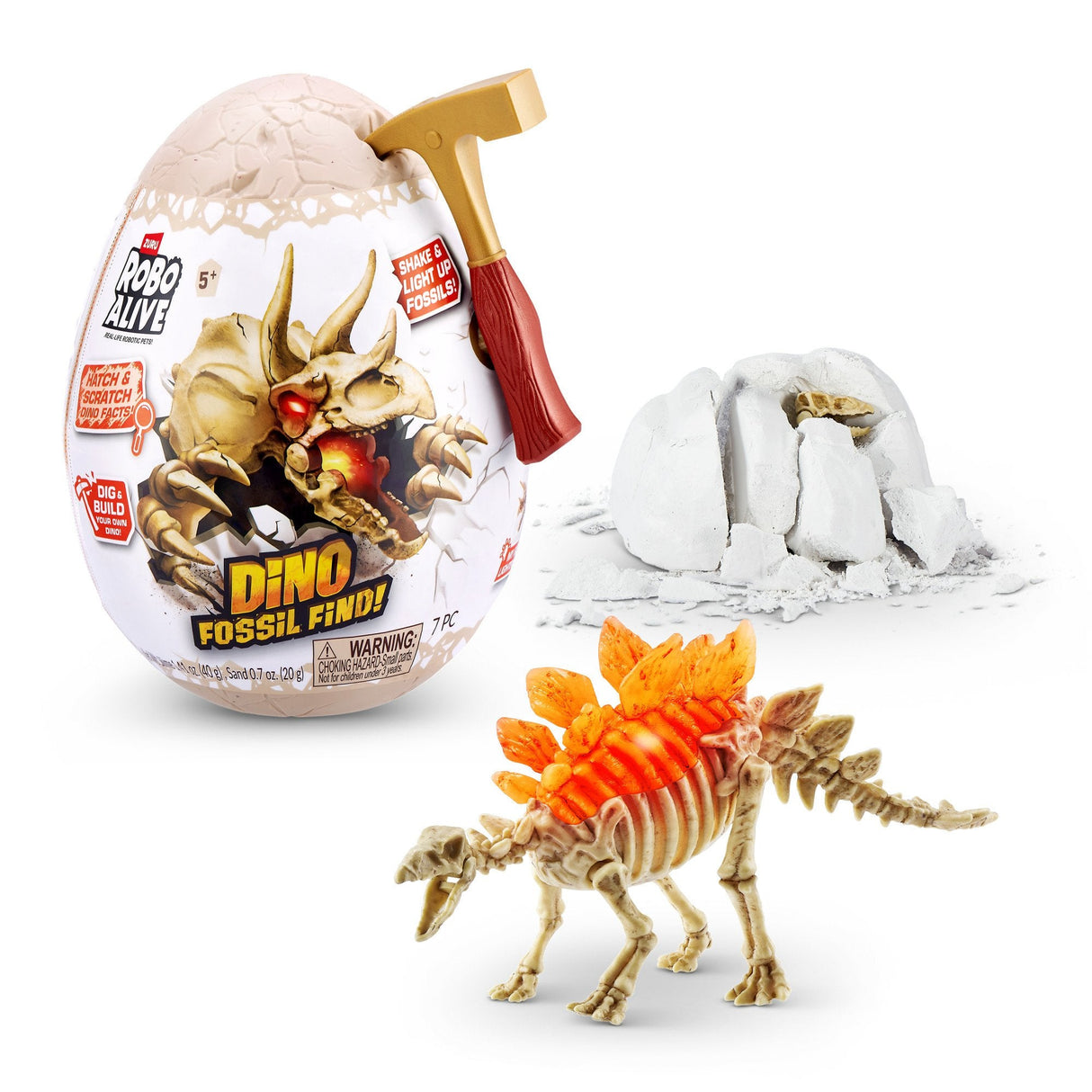 Zuru Robo Alive - Mini Dino Fossil Find, Artículo Ordenado De Figura, Una Figura 71115tq2