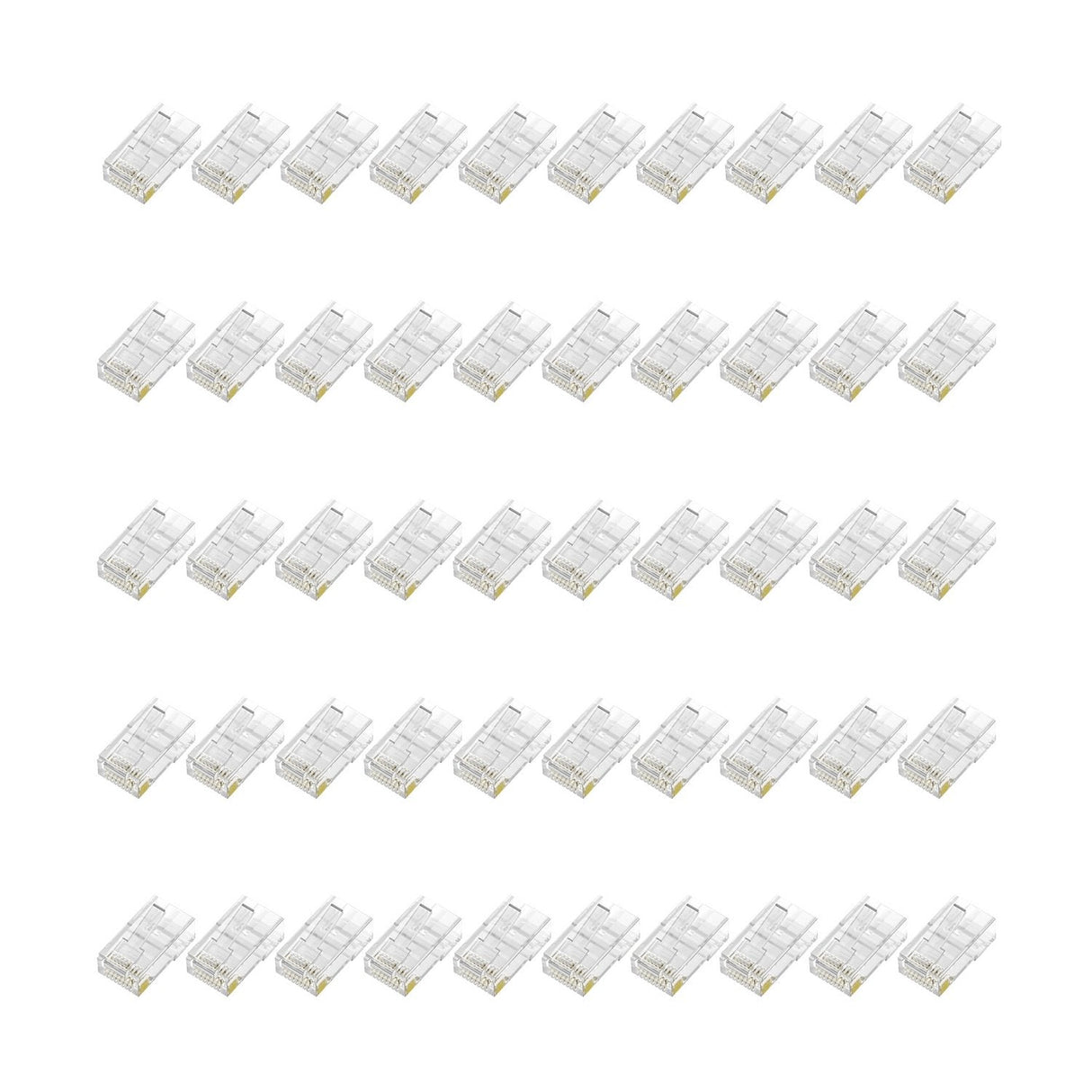 Aisens Pack De 50 Conectores Rj45 8 Hilos Cat.6 Awg24