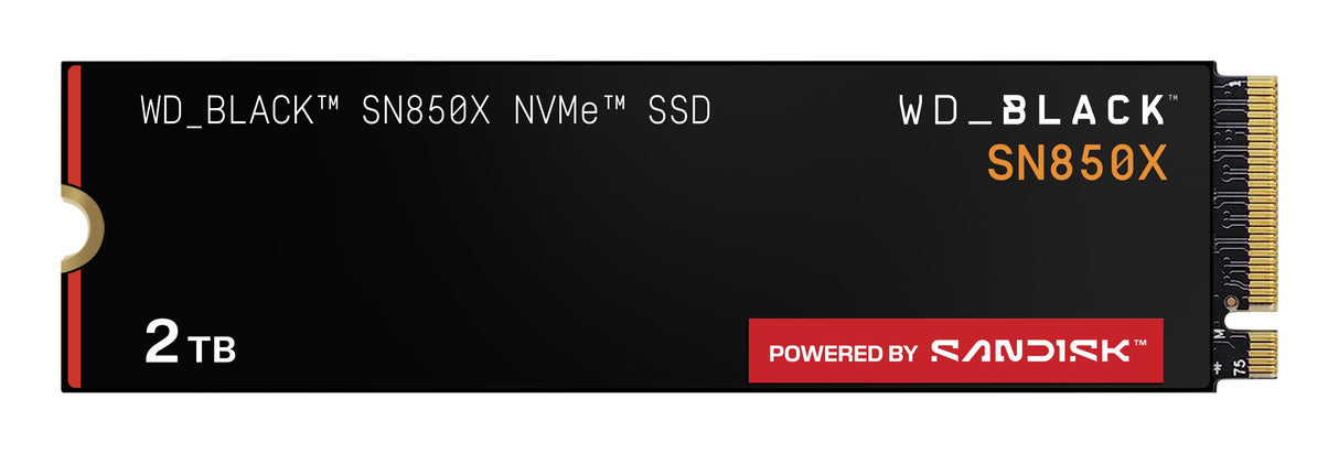 EAN 0718037891408 - SanDisk Black WD_BLACK SN850X NVMe 2 TB M.2 PCI Express 4.0 imagen 1