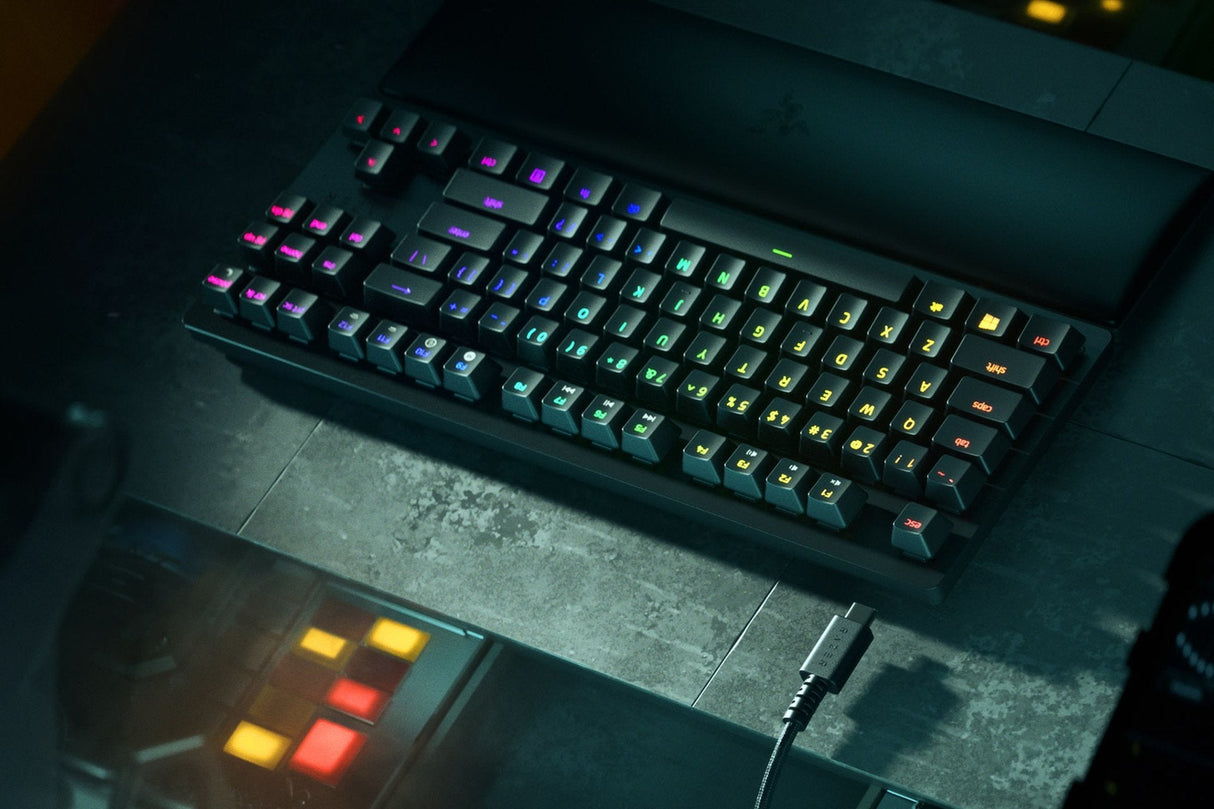 EAN 8886419347491 - Razer Huntsman V2 Tenkeyless teclado Juego USB QWERTY Inglés de EE. UU. Negro imagen 7