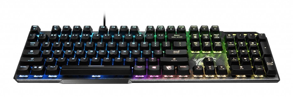 EAN 4719072699291 - MSI VIGOR GK50 ELITE BOX WHITE teclado Juego USB QWERTZ Alemán Negro, Metálico imagen 4