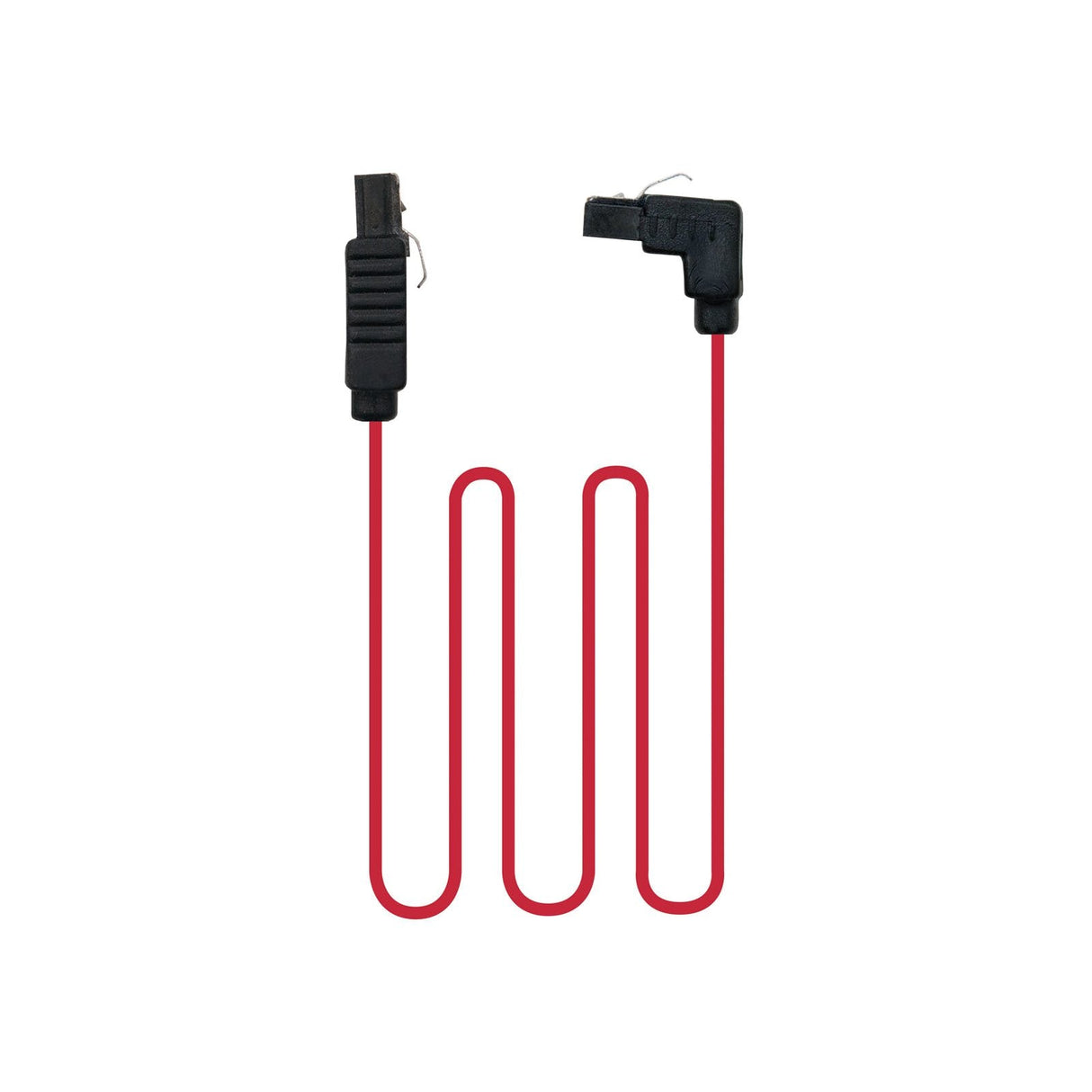 Nanocable Cable Datos Sata Acodado Con Anclajes 0.50m - Rojo