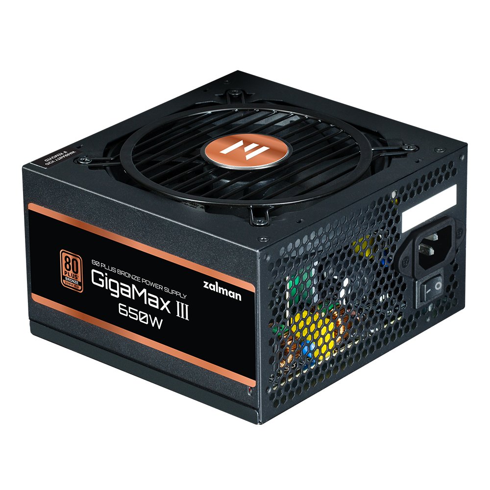 Fuente De Alimentacion Zalman Gigamaxiii 650w 80 + Bronze Atx Negro