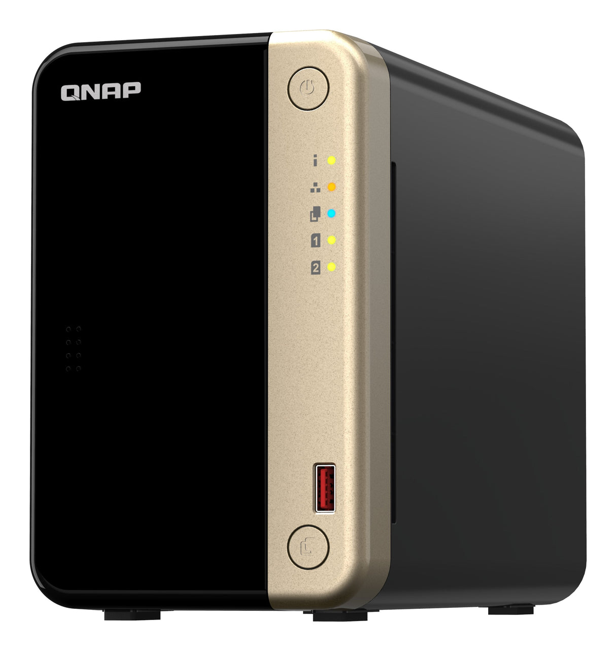 EAN 4711103082331 - QNAP TS-264 NAS Torre Intel® Celeron® N5095 8 GB 0 TB QNAP QTS Negro, Oro imagen 5