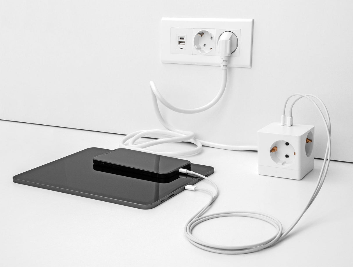 Delock Cubo De Enchufe Con Cable De Extensión 3 Tomas Con Bloqueo Infantil