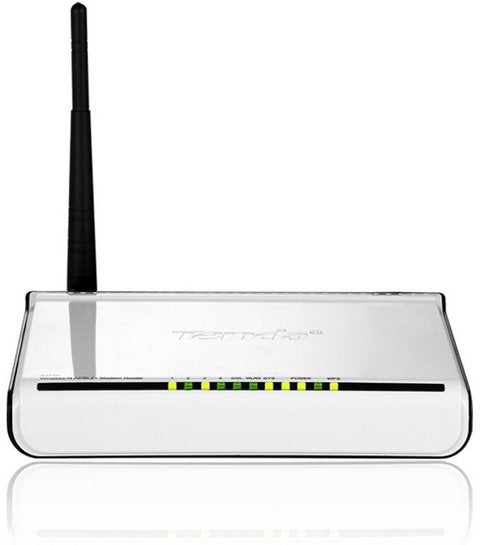 Router Modem Adsl2+ Inalambrico Tenda W150d 802.11b/G/N 150mbps 1 Antena 5dbi 1xrj11 4xrj45 10/100