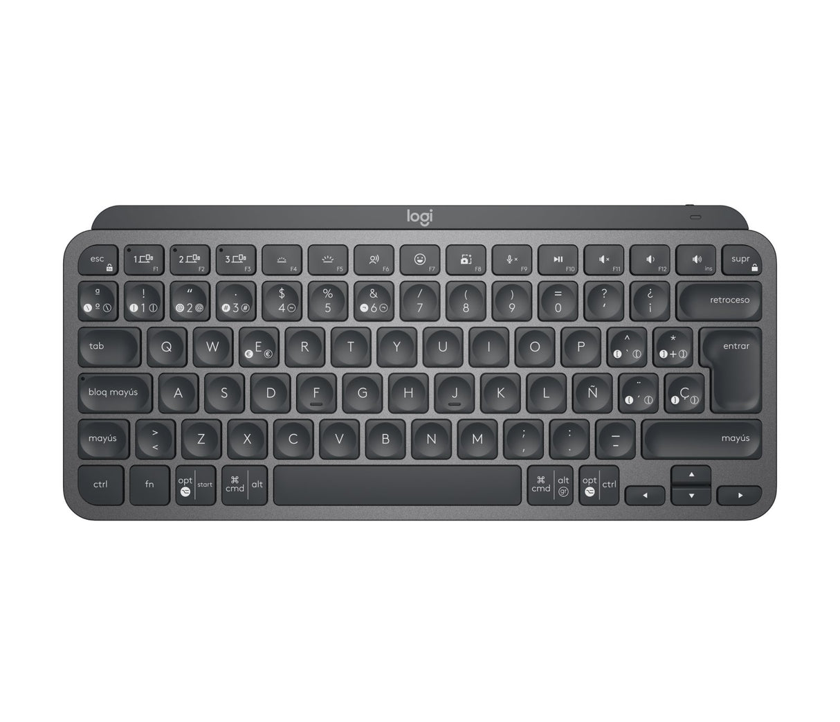EAN 5099206101401 - Logitech MX Keys Mini For Business teclado Oficina RF Wireless + Bluetooth QWERTY Español Grafito imagen 1