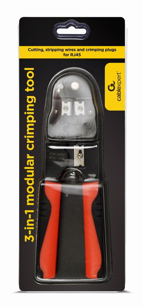 EAN 8716309084420 - Gembird T-WC-03 crimpadora Herramienta para prensar Negro, Rojo imagen 1