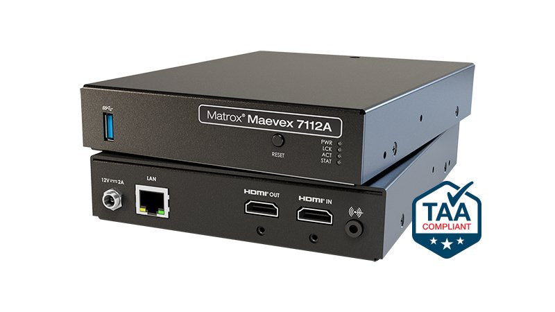 Mvx-E7112a-1, Maevex 7112a Single-Channel 4k Encoder Mvx-E7112a-1