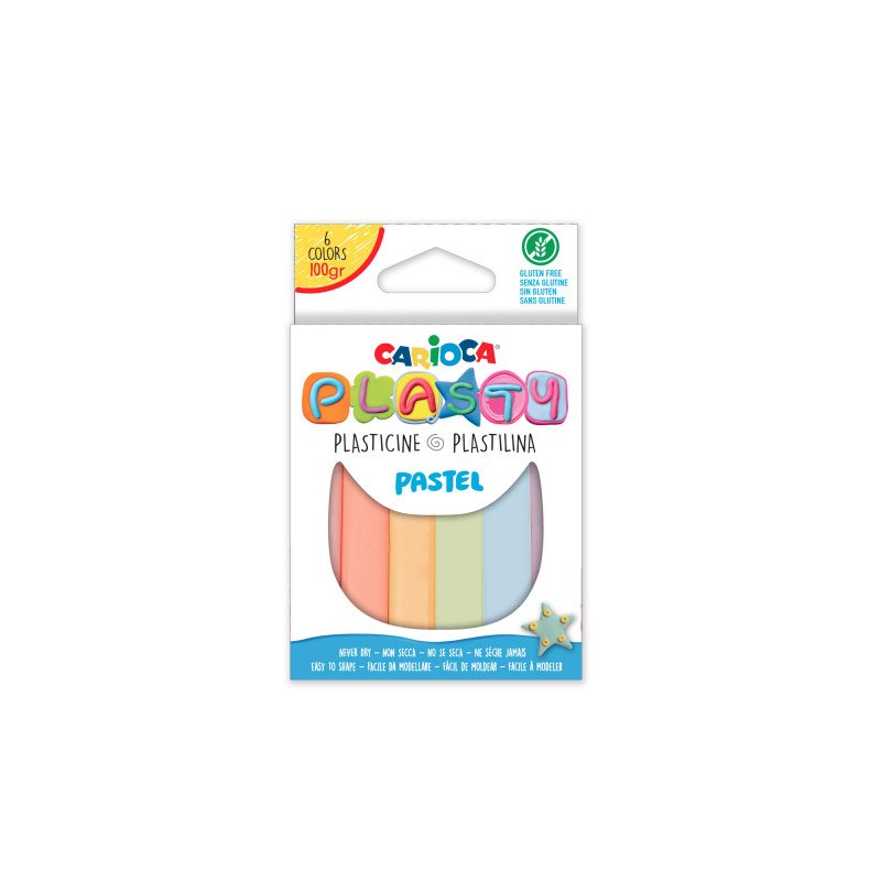 EAN 8003511421748 - Carioca 42174 compuesto para cerámica y modelaje Pasta para modelar 100 g Multicolor imagen 1
