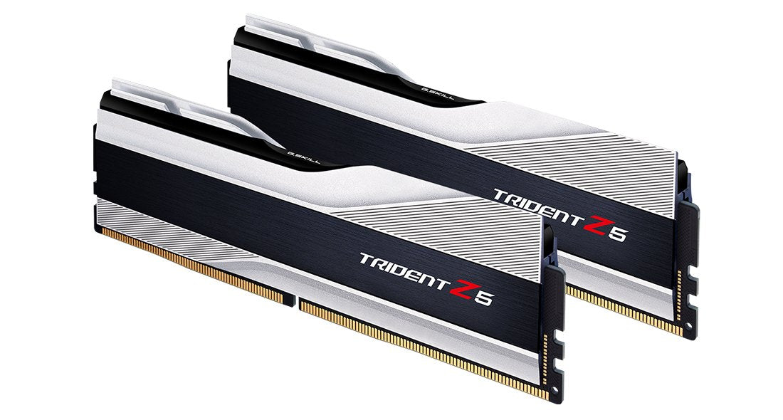 Memoria G.Skill Trident Z Z5 32 Gb 2 X 16 Gb Ddr5 5600 Mhz, Memoria Ram Plateado/Negro, 32 Gb, 2 X 16 Gb, Ddr5, 5600 Mhz, Negro, Blanco