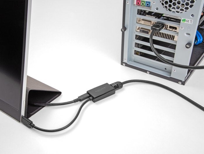 Delock 61058 Adaptador Hdmi Hembra A Usb Type-C Macho (Modo Dp Alt) 4k Con Pd 100 W