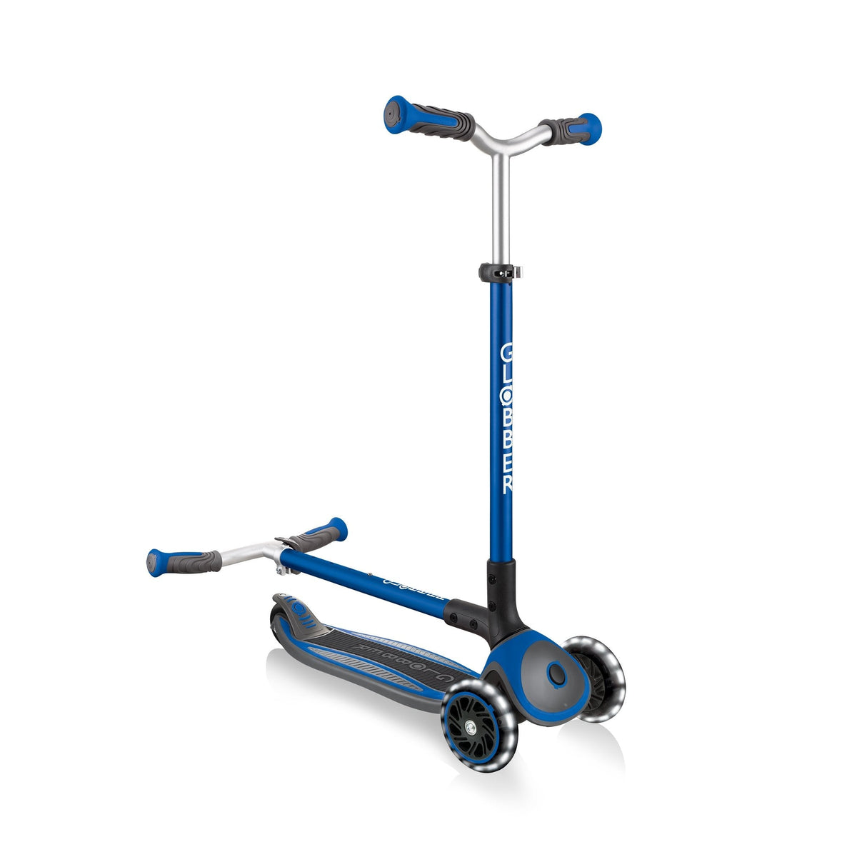 Patinete Globber Master Lights, Scooter Azul 662-100-2