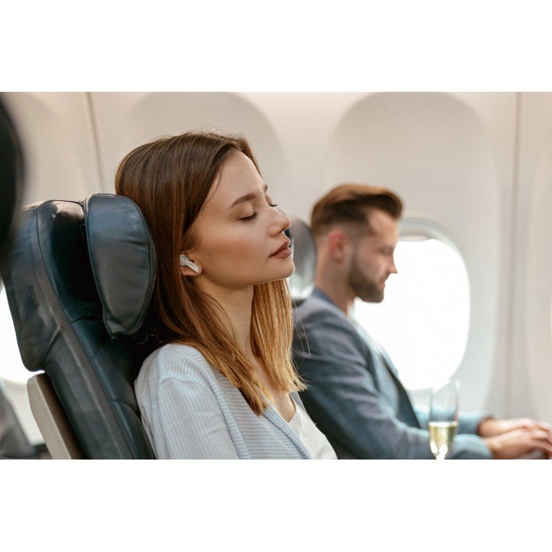 Lamax Clips1 Anc Auriculares Inalámbrico Dentro De Oído Llamadas/Música Usb Tipo C Bluetooth Blanco