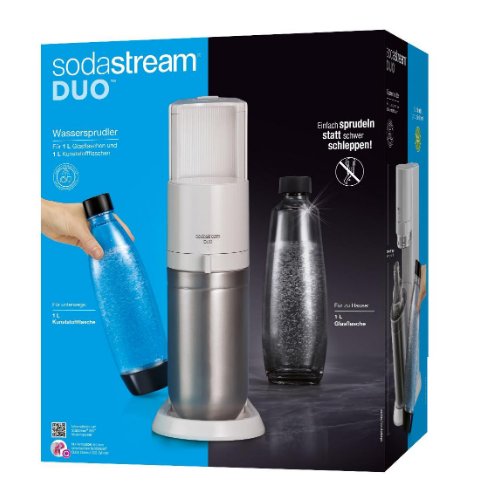 Dispensador De Soda Sodastream Duo Blanco 1 + 1,