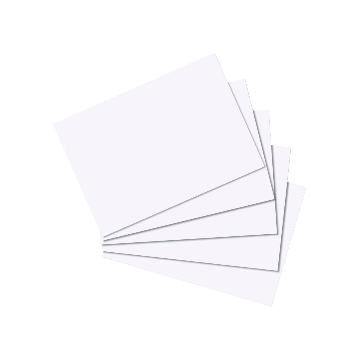 Fichas Herlitz 100 Piezas En Blanco A7, Papel