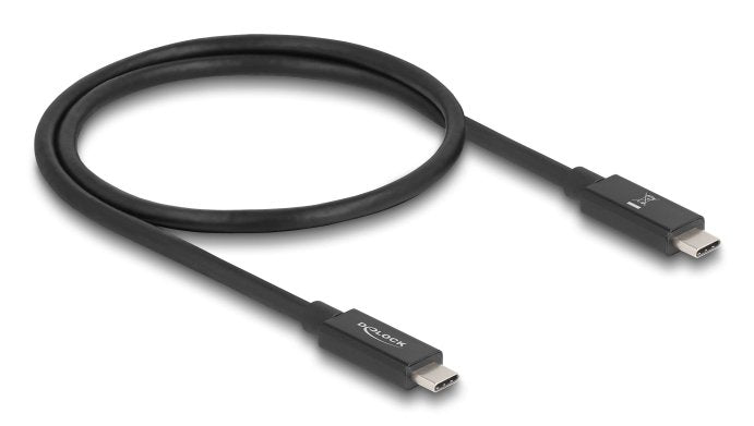 Delock 81210 Cable Usb 80 Gbps Usb Type-C Macho A Macho 16k 60 Hz Pd 3.1 240 W E-Marker Coaxial 0,5 M Negro