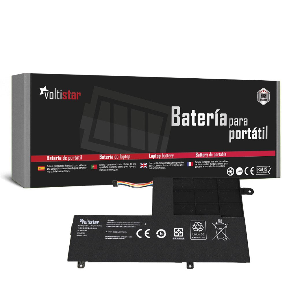 Batería Para Portátil Lenovo Ideapad 300s 310s-14isk 500s-14isk L14m2p21