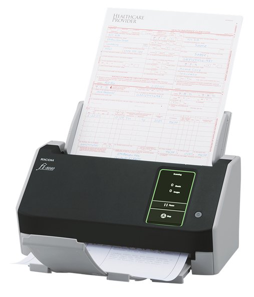 Ricoh Fi-8040 Alimentador Automático De Documentos (Adf) + Escáner De Alimentación Manual 600 X 600 Dpi A4 Negro, Gris