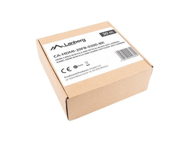 EAN 5901969429824 - Lanberg CA-HDMI-20FB-0300-BK cable HDMI 30 m HDMI tipo A (Estándar) Negro imagen 5