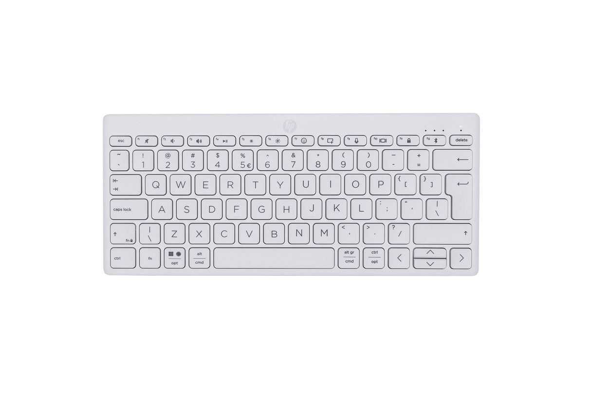 EAN 0196548516629 - HP 350 Compact Multi-Device Bluetooth Keyboard teclado Hogar QWERTY Blanco imagen 1