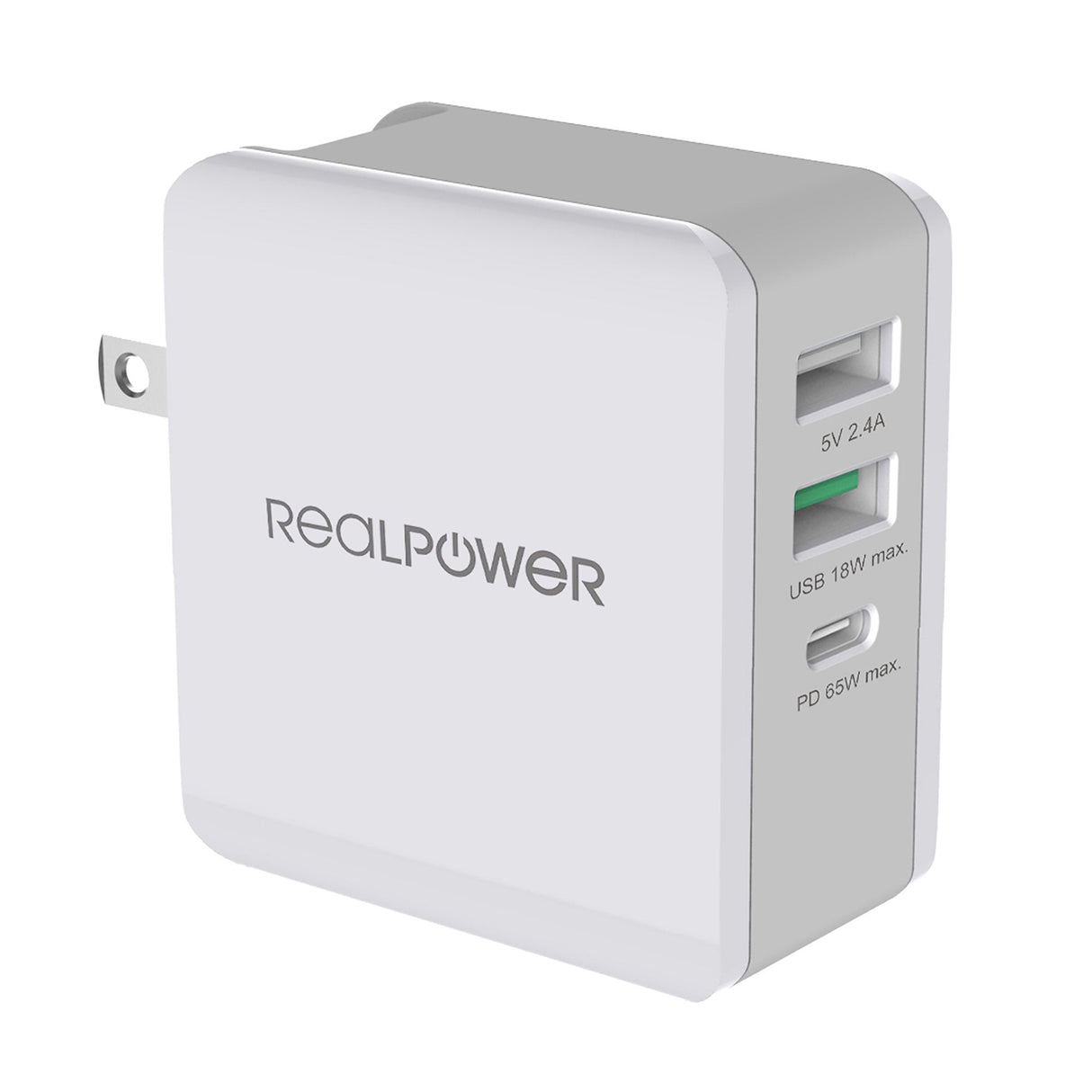 Cargador De Pared De Viaje Realpower Deskcharge-65