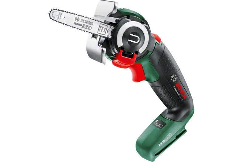 Sierra Inalámbrica Bosch Nanoblade Advancedcut 18 Solo, 18 Voltios, Motosierra Verde/Negro, Sin Batería Ni Cargador, Power For All Alliance 06033d5100