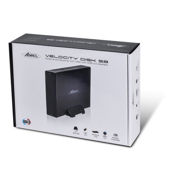 Caja Externo Advance Velocity Disk S8 Usb 3.0 - 31/2 S-Ata
