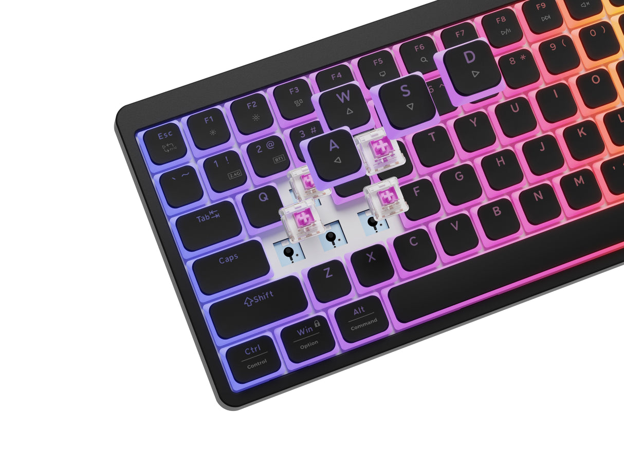 Genesis Thor 430 Mechanical, Wireless, Us Layout, Rgb, Silent Gaming Keyboard, Black