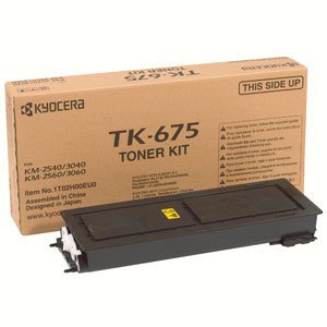 Toner Original Kyocera Tk 675,Negro,Para Km 2540, 2560, 3040, 3060