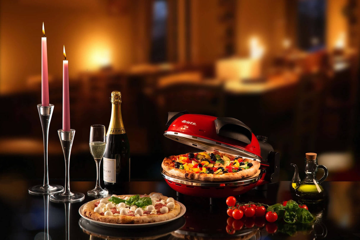 EAN 8003705116702 - Ariete 0909/10 fabricante de pizza y hornos 1 Pizza(s) 1200 W Rojo imagen 11