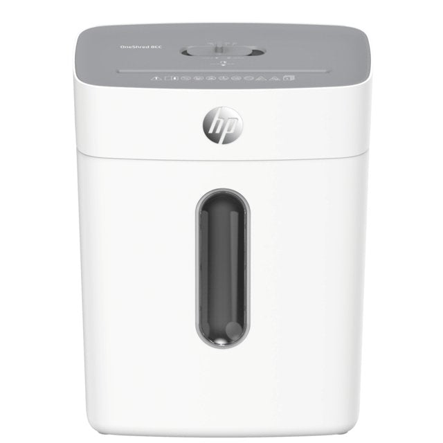 Hp Oneshred 8cc 2801 - Destructora De Papel (Nivel De Seguridad P-4, Corte Cruzado, 8 Hojas)