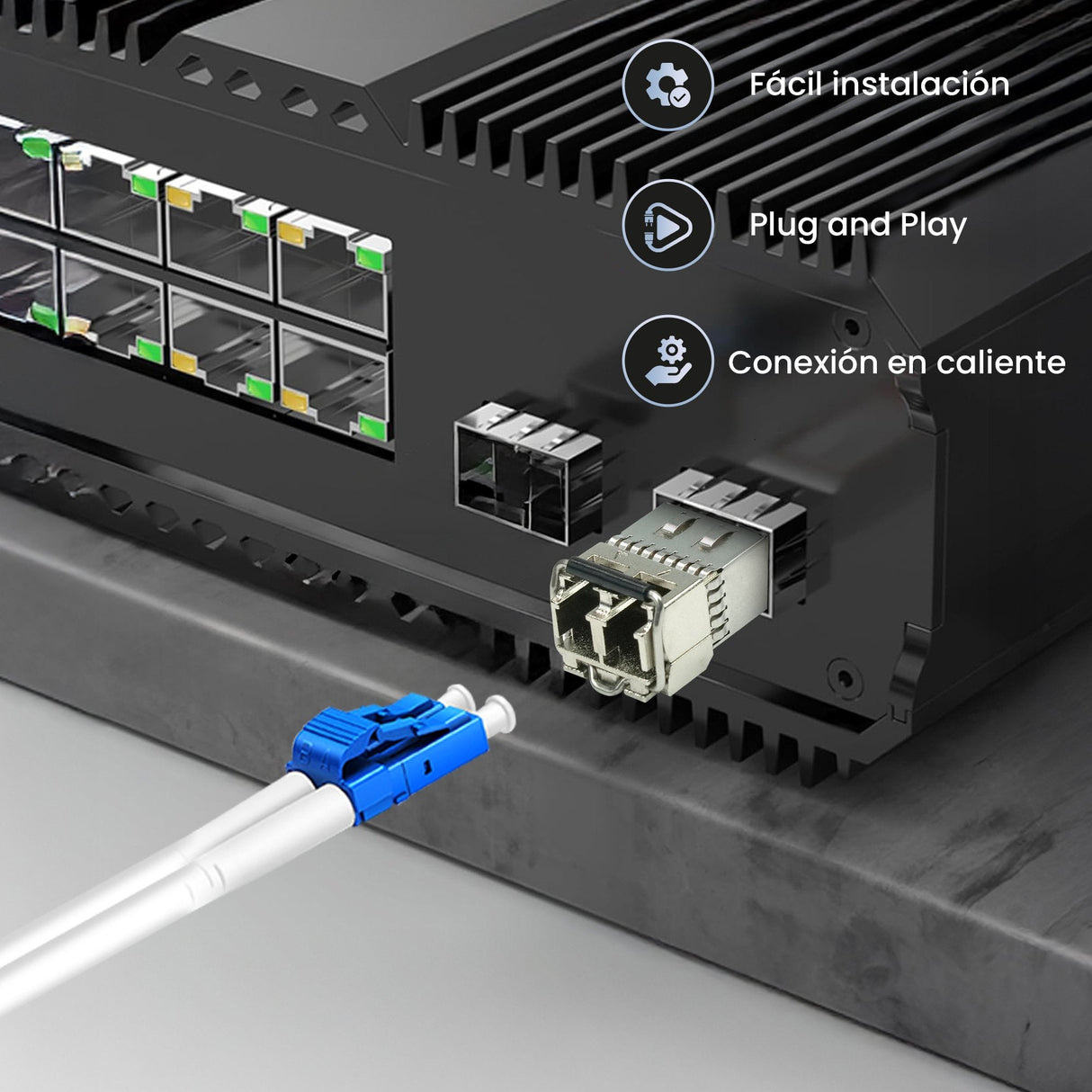 Extralink Sfp+ Módulo 10g 2-Pack, 10gbps, 850nm, 300m, Multimode