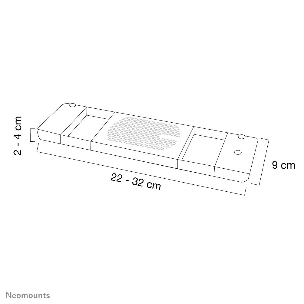 EAN 8717371440671 - Neomounts NSLC200 almohadilla fría 55,9 cm (22") Negro imagen 3