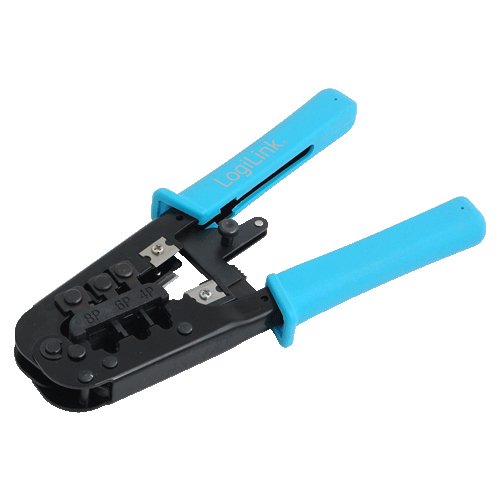 EAN 4052792012347 - LogiLink 8P8C pelacable Negro, Azul imagen 1