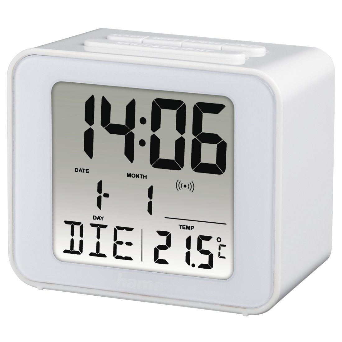 Hama Home Reloj Despertador Cube Blanco