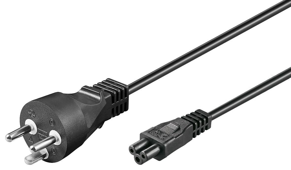 Microconnect Pe120805 Cable De Transmisión Negro 0,5 M Enchufe Tipo K C5 Acoplador