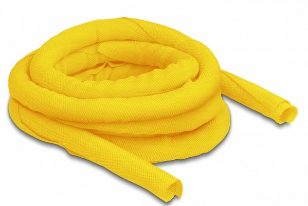 Manguera De Tela Con Cierre Automático Delock. Resimente Al Calor. 5mx16mm Amarillo