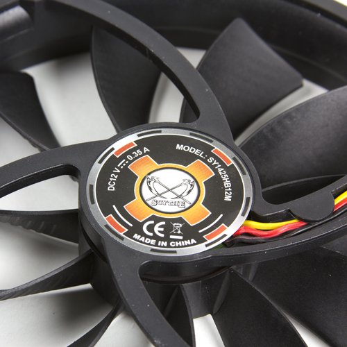 Ventilador Scythe Glidestream 140 14 Cm Negro