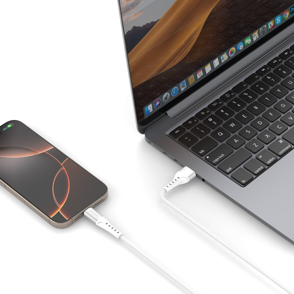 EAN 4252011911356 - 4smarts 541455 cable USB 1,5 m USB A USB C Blanco imagen 5