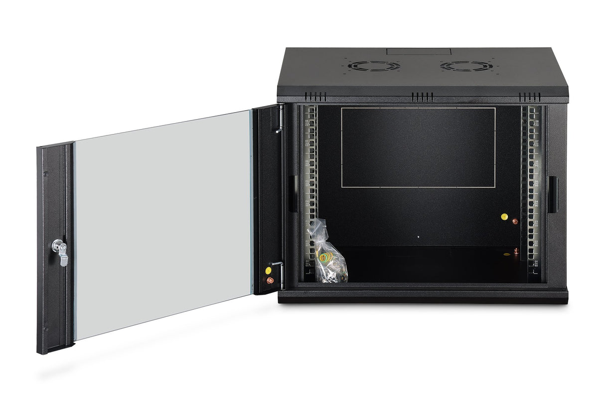 EAN 4016032488583 - Digitus DN-37105 armario rack 9U Bastidor de pared Negro imagen 4