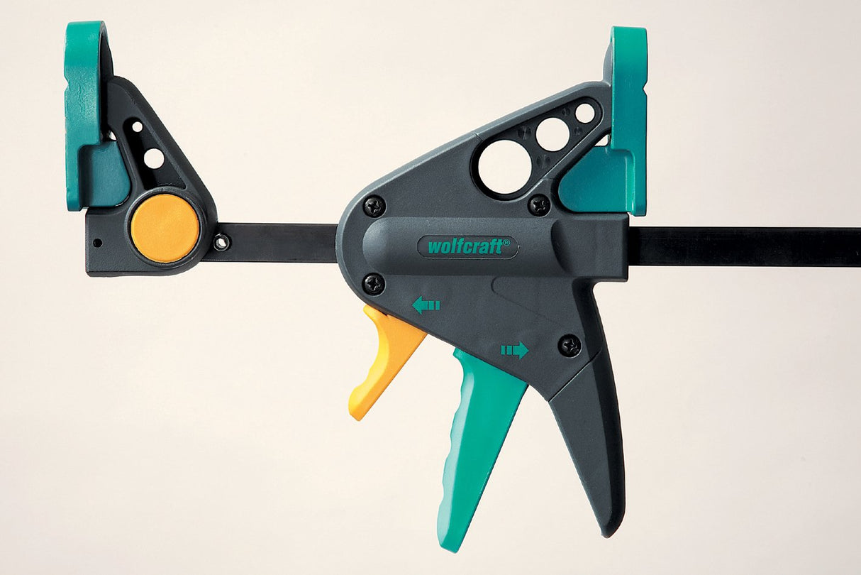 EAN 4006885345706 - wolfcraft GmbH 3457000 abrazadera Abrazadera de barra 30 cm Verde, Gris, Amarillo imagen 4