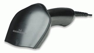 EAN 0617407381443 - Manhattan 460835 lector de código de barras Lector de códigos de barras portátil 1D CCD Negro imagen 2