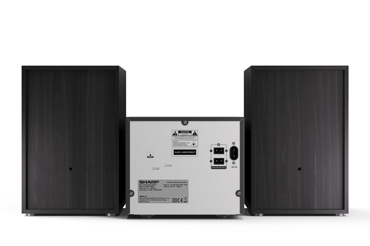 EAN 4974019160474 - Sharp XL-B517D Microcadena de música para uso doméstico 45 W Negro imagen 6