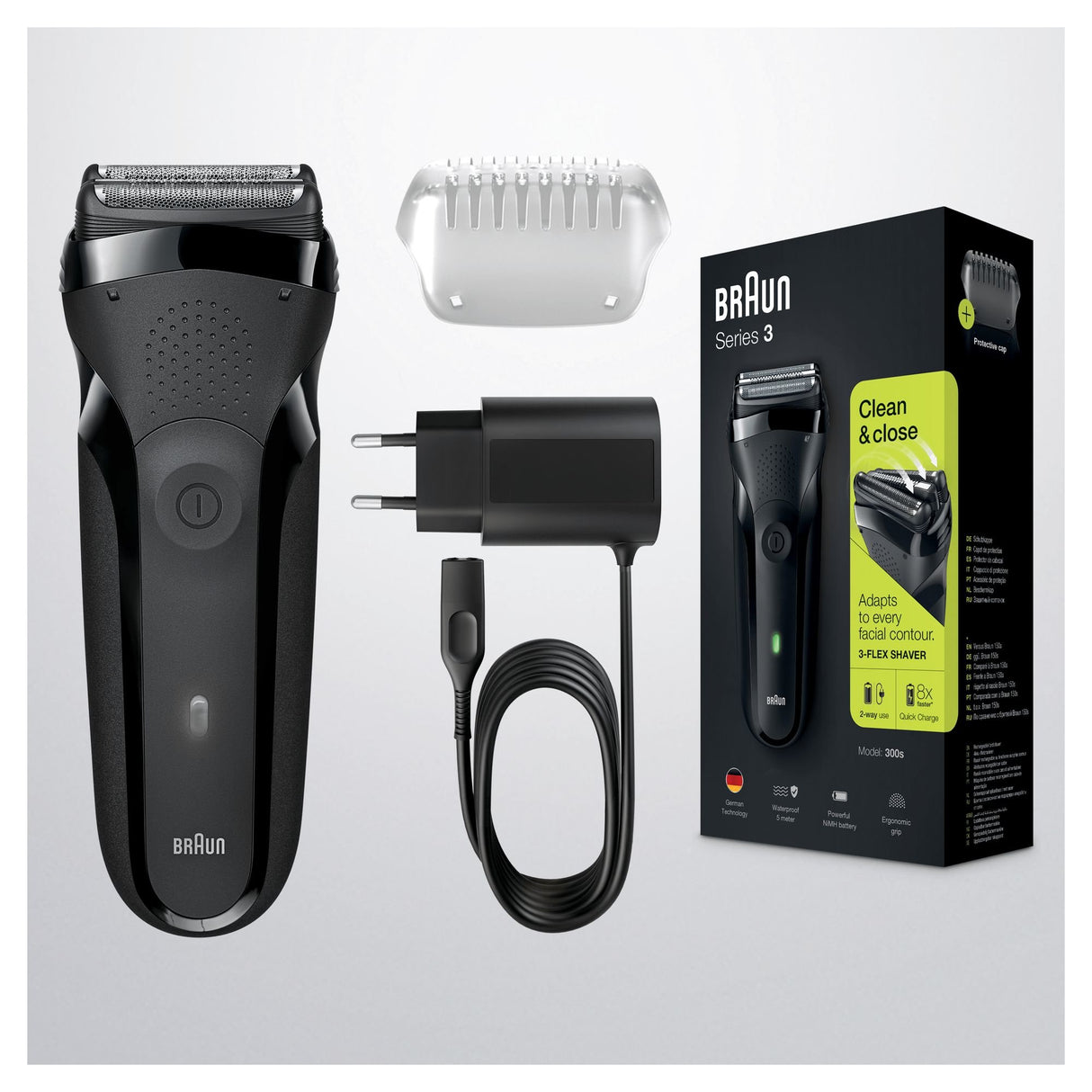 EAN 4210201276357 - Braun Series 3 81702941 afeitadora Máquina de afeitar de láminas Recortadora Negro imagen 6