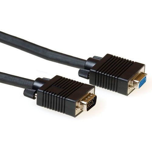1.8 Metre High Performance Vga Extension Cable Male-Female Negro